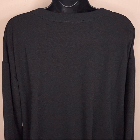 XL HEIMISH BLACK SWEATSHIRT LONG SLEEVE STRETCH CASUAL - Picture 2 of 10